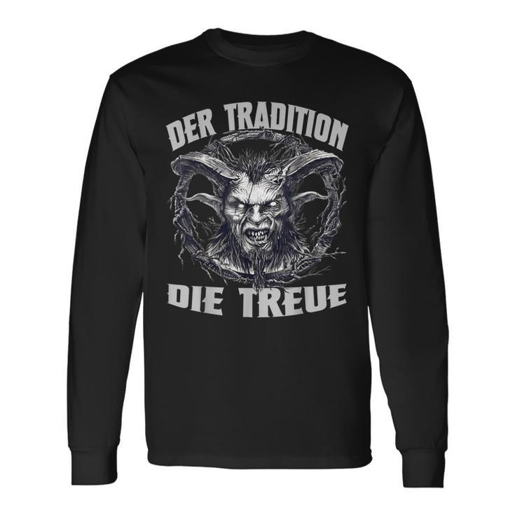 KrampusEvil Nikolaus Perchtenlaus Krampus Mask Perchten Langarmshirts Geschenkideen