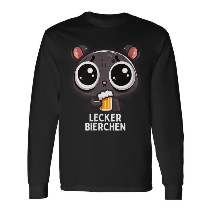 Lecker Bierchen Sad Hamster Meme Langarmshirts Geschenkideen