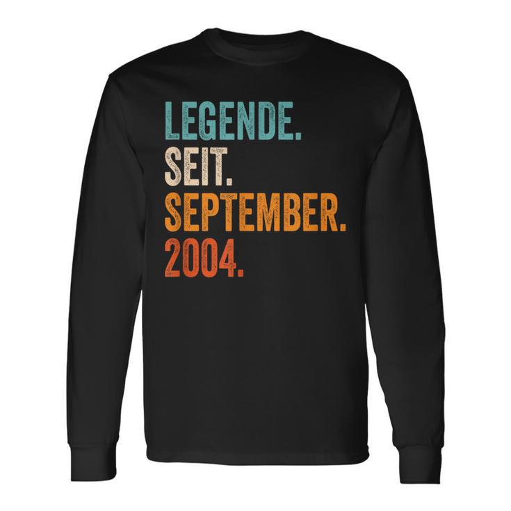 Legende Seit September 2004 20 Jahre Langarmshirts Geschenkideen