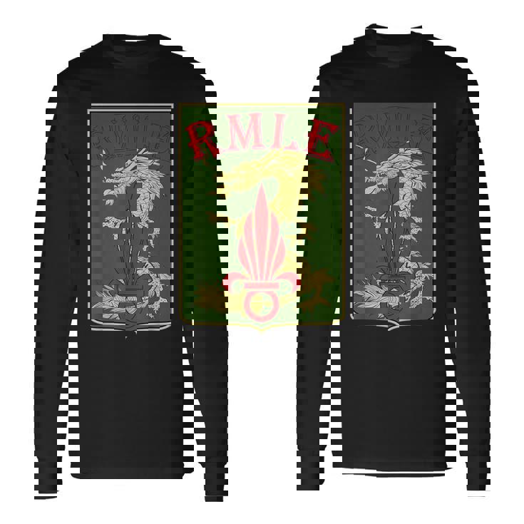 Legion Etrangere Rmle Régiment De Fanfare Étrangère T-shirt à manches longues