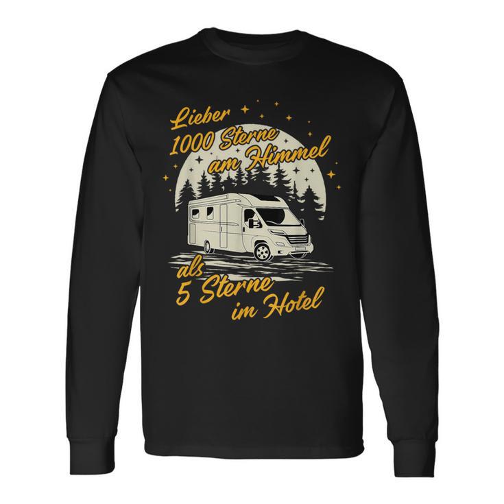 Lieber 1000 Sterne Am Himmel Caravan Camper Motorhome Langarmshirts Geschenkideen