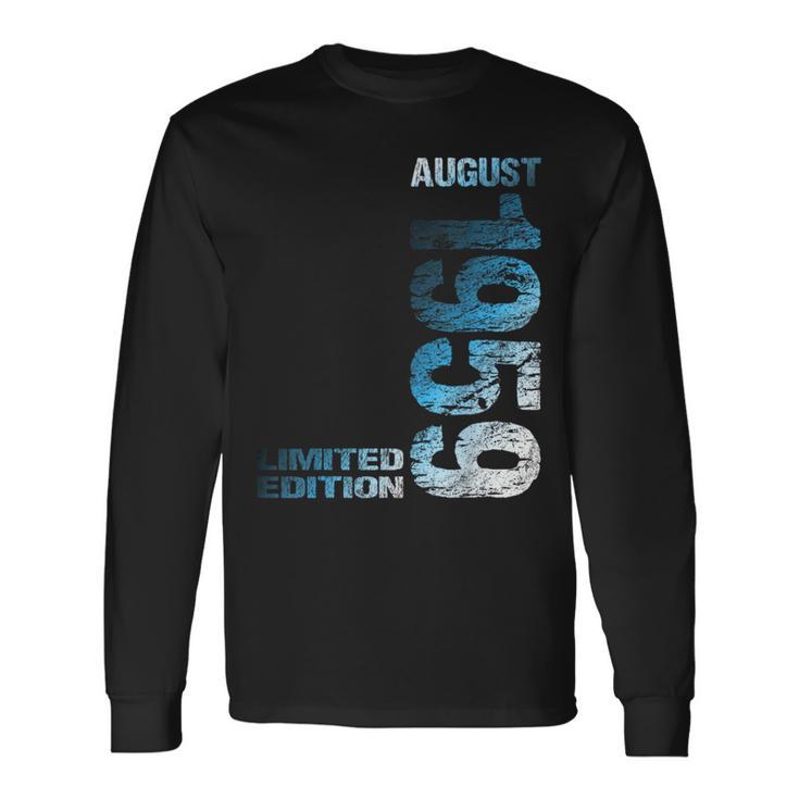 Limited Edition August 1959 Mann Frau 65 Geburtstag Langarmshirts Geschenkideen