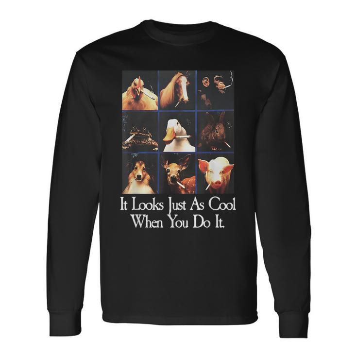 animals smoking cigarettes shirt Animal Tee Golden and gangster. Anti Smoking Animals It Looks