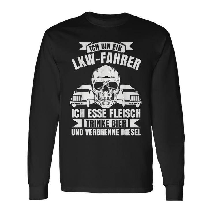 Lorry Driver Trucker Lorry Carrier Langarmshirts Geschenkideen