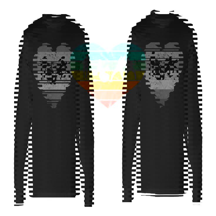 I Love 70S Music Concert Vintage Heart Rock Band Long Sleeve T-Shirt