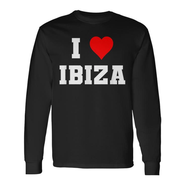 I Love Ibiza Langarmshirts Geschenkideen