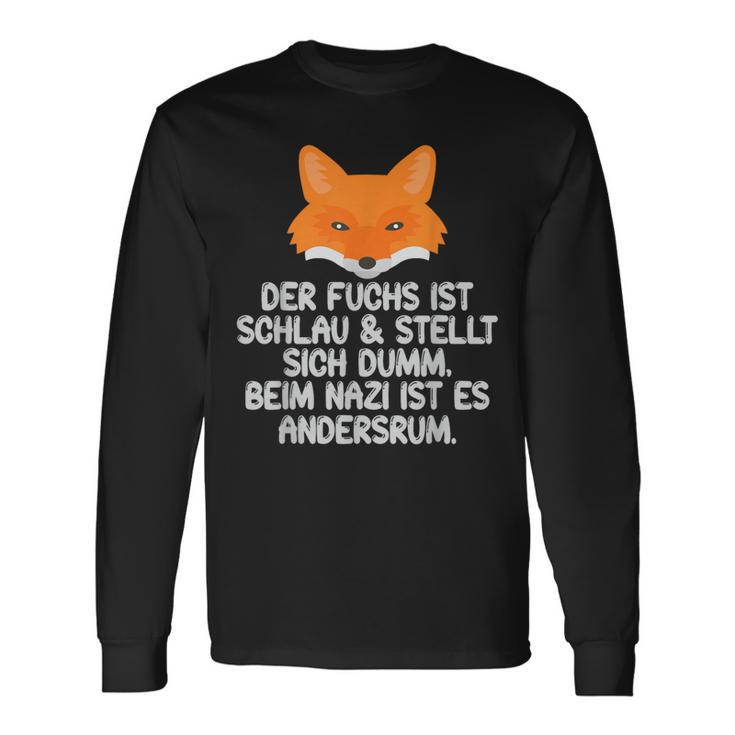 Lustiger Spruch Gegen Nazis Rassismus Faschismus Langarmshirts Geschenkideen