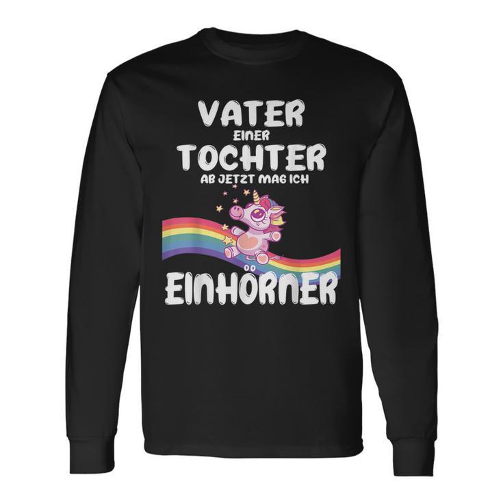 Lustigesater Einer Tochter Einhörner Geburt Baby Langarmshirts Geschenkideen