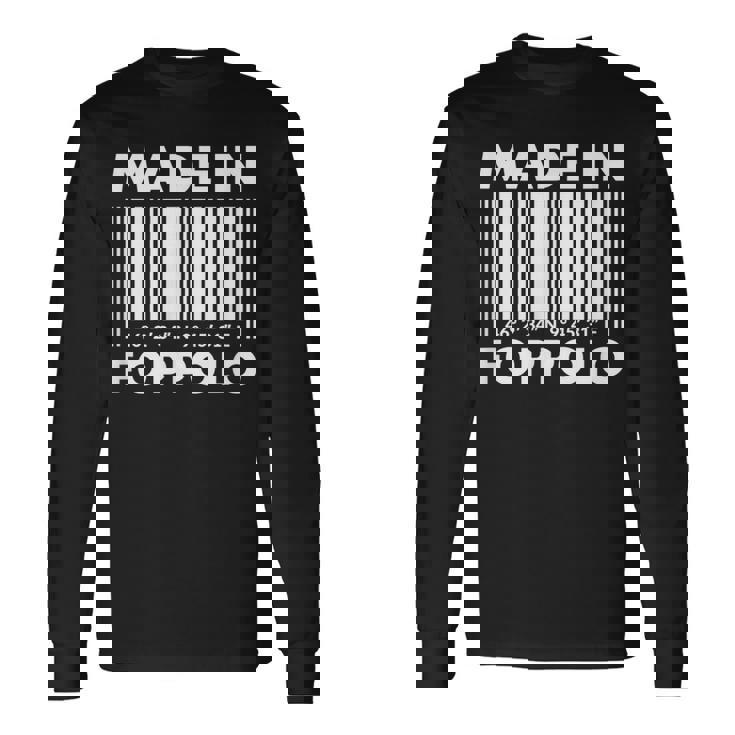 Made In Foppolo Barcode Maglietta a maniche lunghe