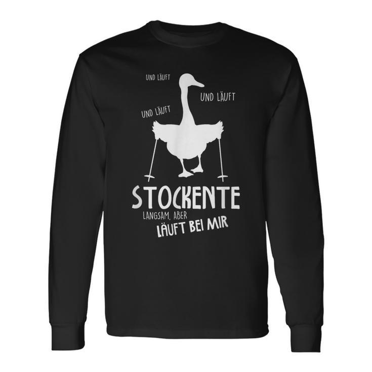 Mallente Läuft Bei Mir Nordic Walking Fun Langarmshirts Geschenkideen