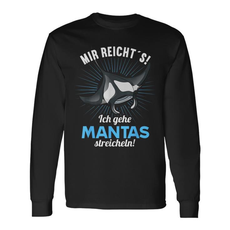 Manta Mir Reichts Ich Gehe Mantas Strokeling Langarmshirts Geschenkideen