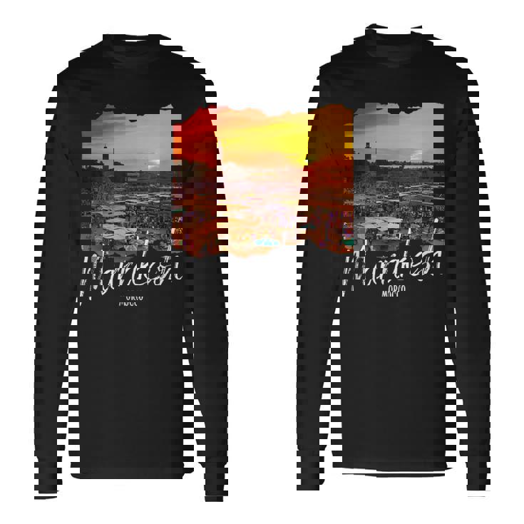 Maroc Marrakech Souvenir Marrakech T-shirt à manches longues