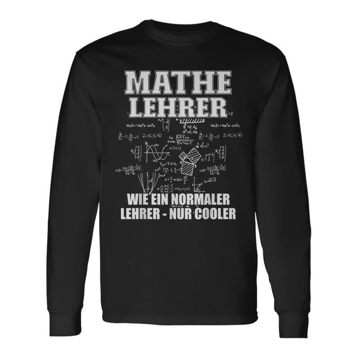 Mathelehrer S Langarmshirts Geschenkideen