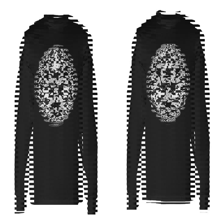 MC Escher Limite Del Cerchio Iv Maglietta a maniche lunghe
