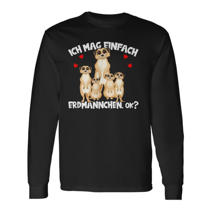 Meerkat Ich Mag Halt Einfach Meerkat Ok S Langarmshirts Geschenkideen