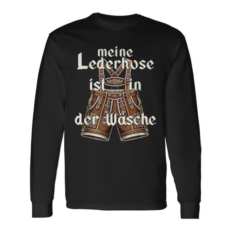 Meine Lederhose Ist In Der Wäsche Oktoberfest Costume Langarmshirts Geschenkideen