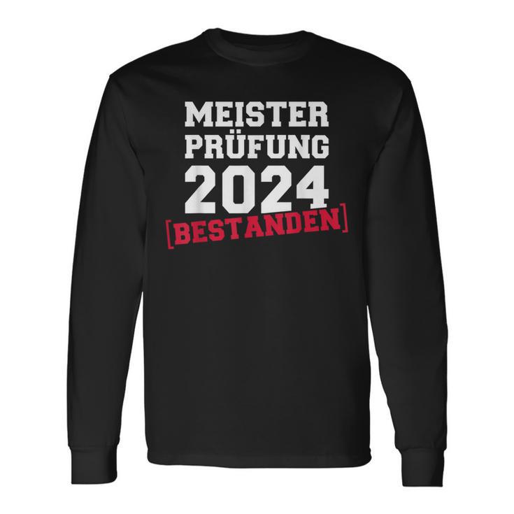 Meisterprüfung Bestanden Für Meister 2024 Handwerk Langarmshirts Geschenkideen