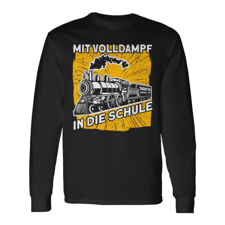 Mitollteamf In Die Schule Railway Mitollteamf In The School Langarmshirts Geschenkideen