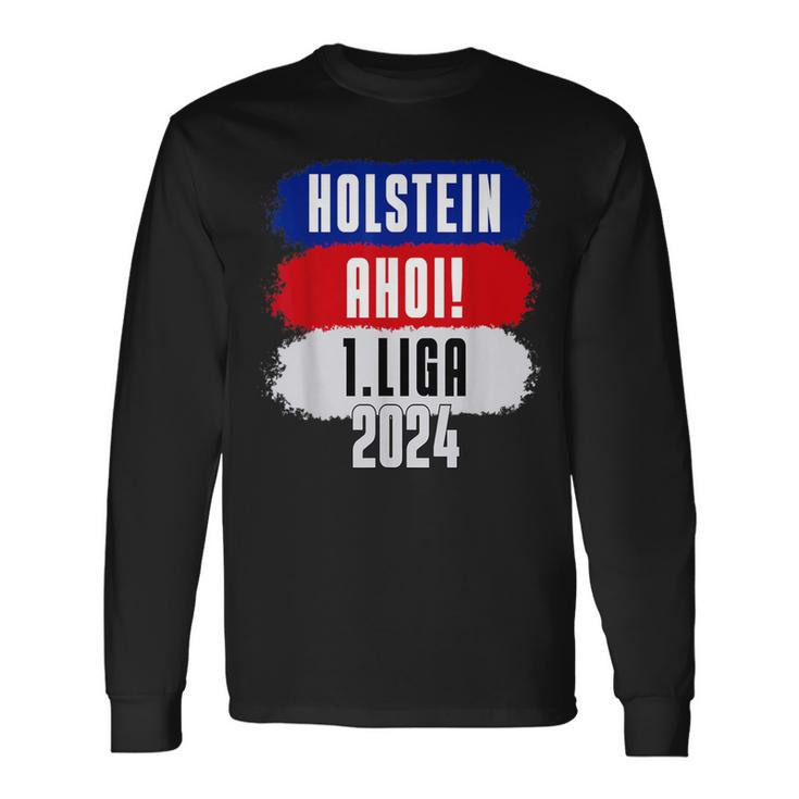 Moin 1Liga 2024 Holstein Ahoi Aufstieg Kiel Fan Langarmshirts Geschenkideen