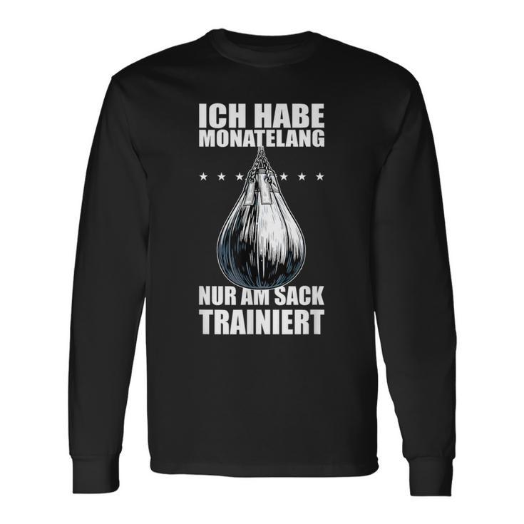 Monatelang Nur Am Sack Trainiert Meme Stefan Slogan Langarmshirts Geschenkideen