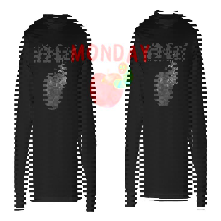 Monday Hungry Caterpillars Days Fruits Lover Always Hungry Long Sleeve T-Shirt Gifts ideas