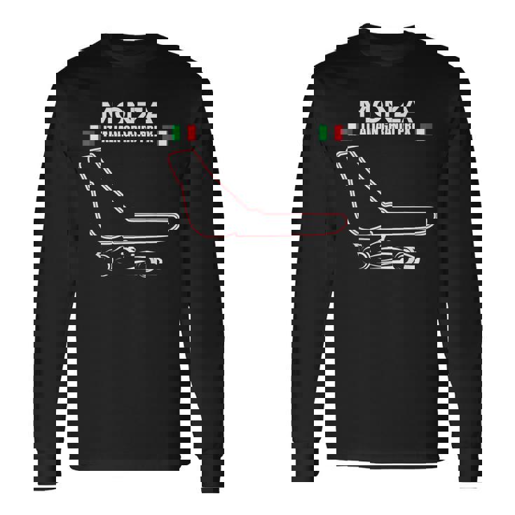 Monza Circuito Formula Auto Da Corsa Italiano Prezzo Principale Maglietta a maniche lunghe