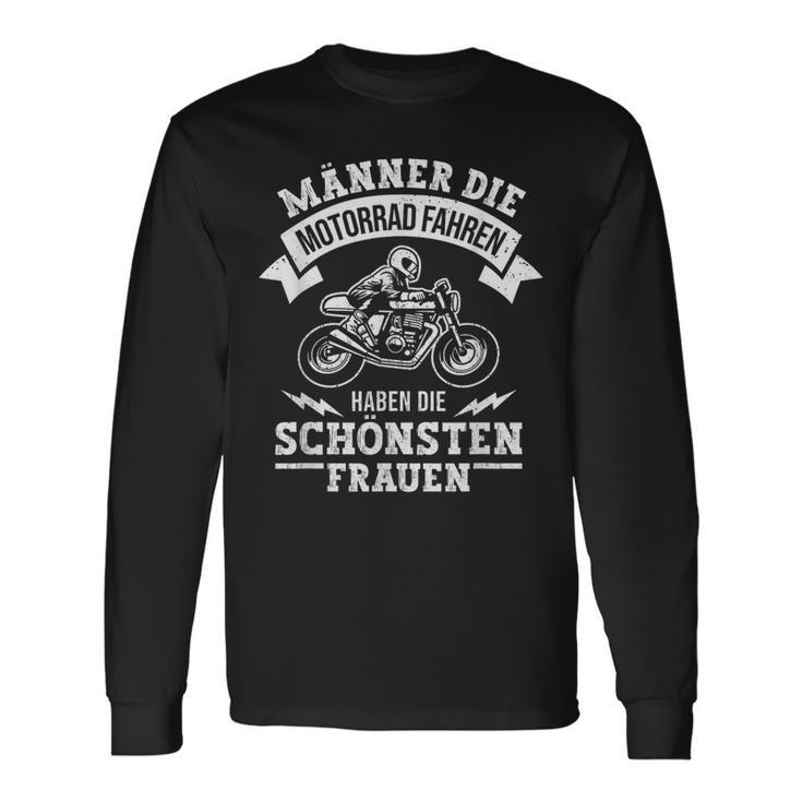 Motorbike Riding Langarmshirts Geschenkideen