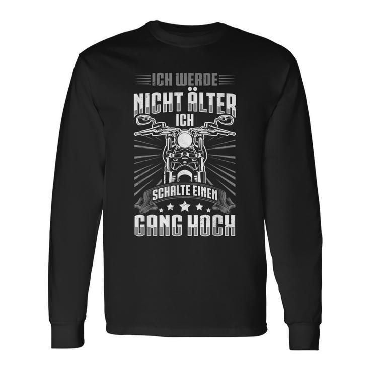 Motorcycle Nicht Älter Einen Gang High Biker Langarmshirts Geschenkideen