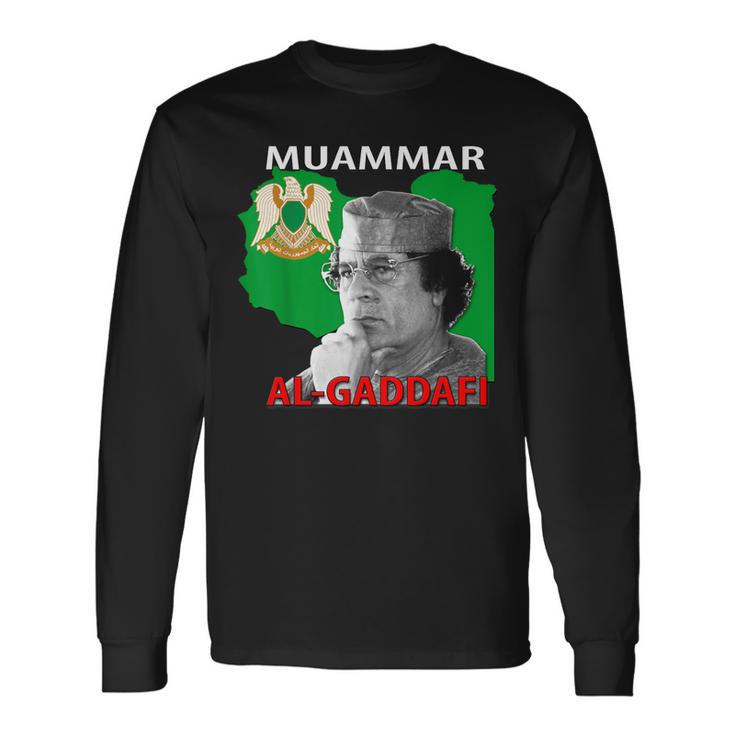 Muammar Gaddafi S Langarmshirts Geschenkideen