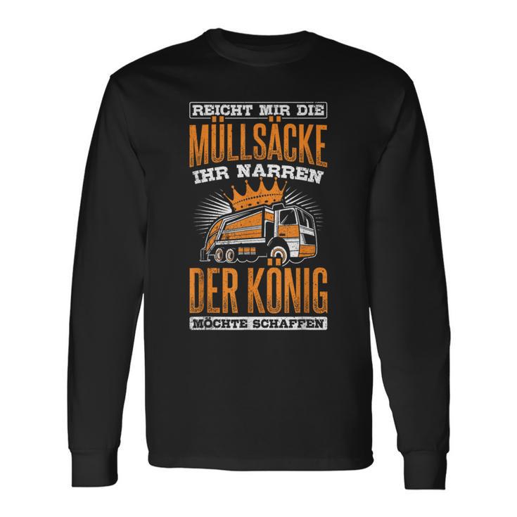 Müllmann Garbage Absorber Saying Garbage Car Müllmann Langarmshirts Geschenkideen