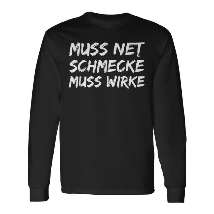 Must Net Schmaste Muss Wirke Bodybuilder Langarmshirts Geschenkideen