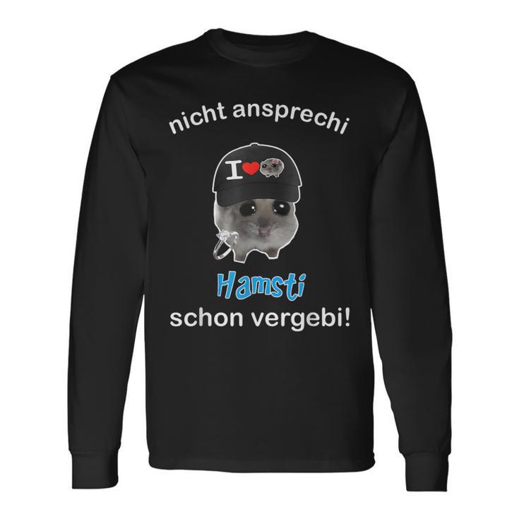 Nicht Ansprechi Hamsti Schonergebi Langarmshirts Geschenkideen