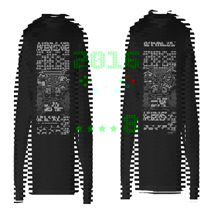 Nivel 8Ideojugador Desbloqueado 8 Años 2016 Camiseta de manga larga