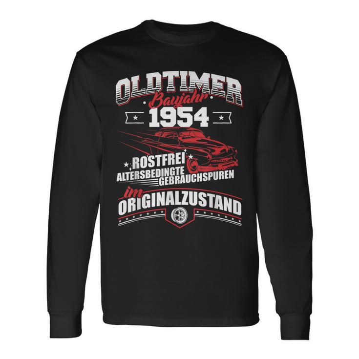 Oldtimer Baujahr 1954Intage Birthday Langarmshirts Geschenkideen