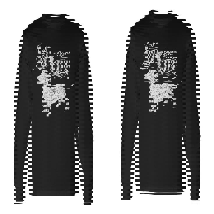 The Original Low Rider Dachshund Dog Dachshund Long Sleeve T-Shirt