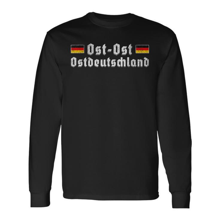 Ostdeutschland Ddr Stolz East German East German Langarmshirts Geschenkideen