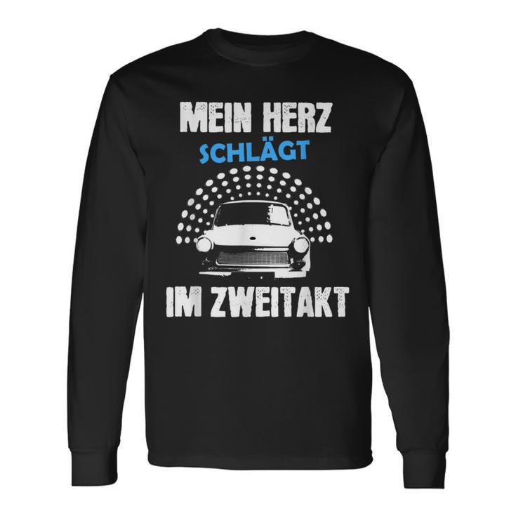 Ostdeutschland Ossi Zwei Takter Trabbi Idea Langarmshirts Geschenkideen