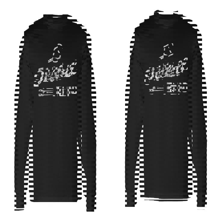 Paddle Pickleball Legend Pickleball Player Vintage Long Sleeve T-Shirt