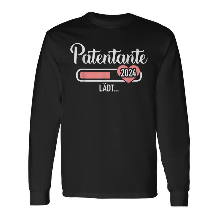 Patentante 2024 Lades Pregnancy Announcement Langarmshirts Geschenkideen