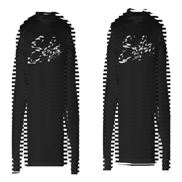 Personalizada Con El Nombre Nombre Sofia Camiseta de manga larga