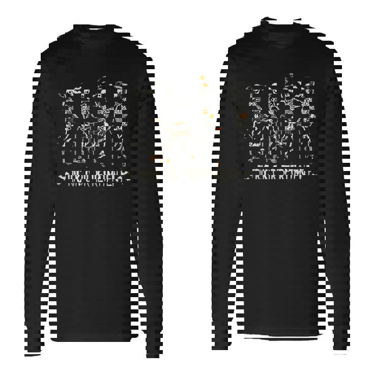 Trick Or Treatment Physical Therapy Skeleton Pt Halloween Long