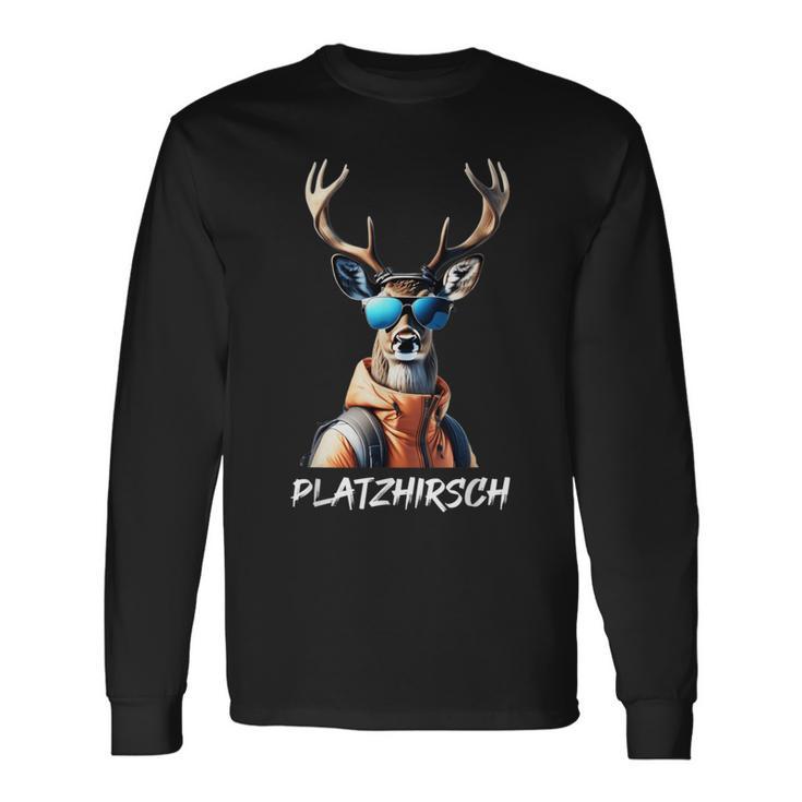 Platzhirsch Aprés-Ski Party Skier Stag Langarmshirts Geschenkideen