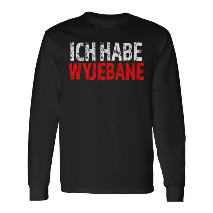 PolskaPolish Slogan Wyjebane Polski Langarmshirts Geschenkideen