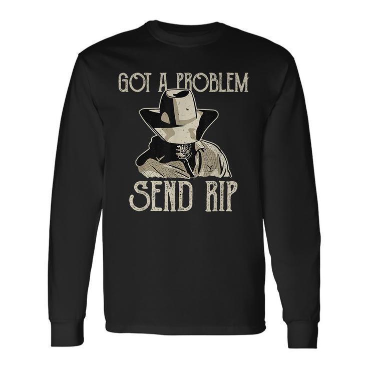 Got Problem Send Ripintage Retro Langarmshirts Geschenkideen