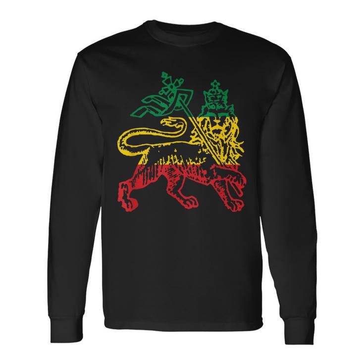 Rastafari Lion Of Judah Reggae Langarmshirts Geschenkideen