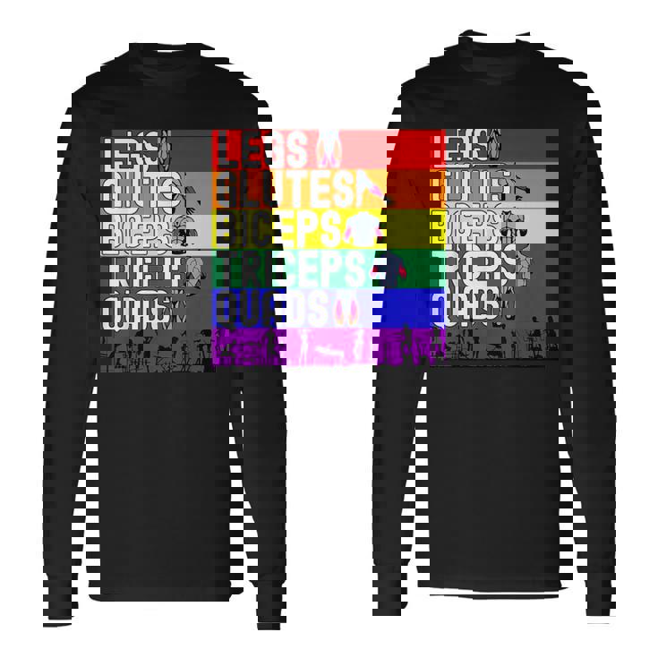 Regali Arcobaleno Lgbtq Gym Pride Maglietta a maniche lunghe