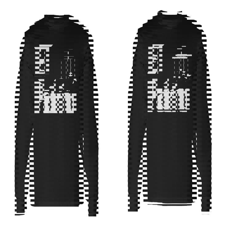 Regalo Para Padrinos De Bautizo Graciosa Camiseta de manga larga