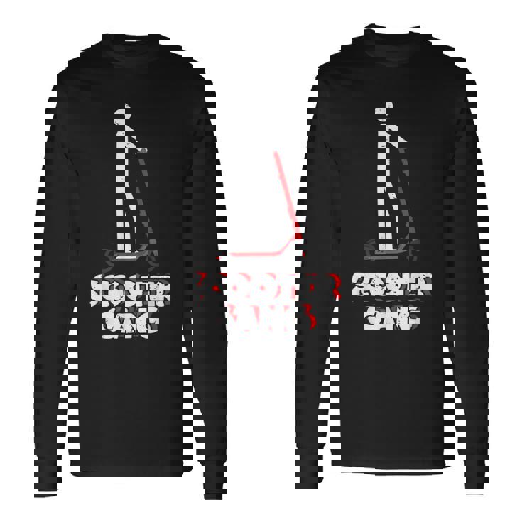 Regalo Stunt Scooter Gang Stunts Tricks Maglietta a maniche lunghe