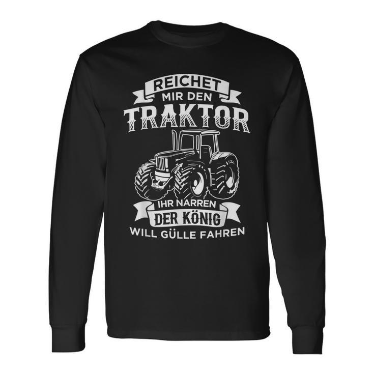 Reichet Mir Den Traktor Ihr Jester Langarmshirts Geschenkideen