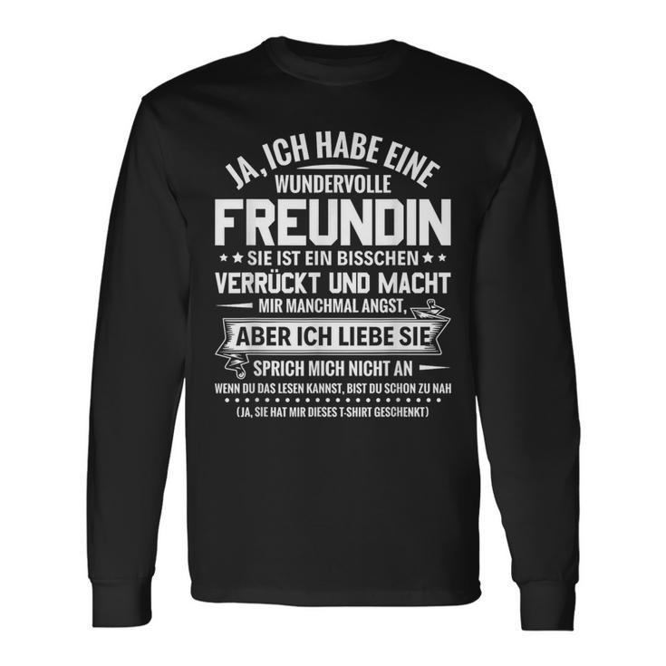 Relationship Partner Don't Speak Ich Habe Eine Freundin Langarmshirts Geschenkideen